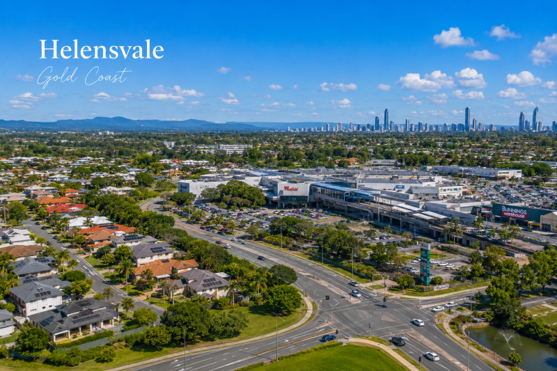 Aerial view of Helensvale, Gold Coast.