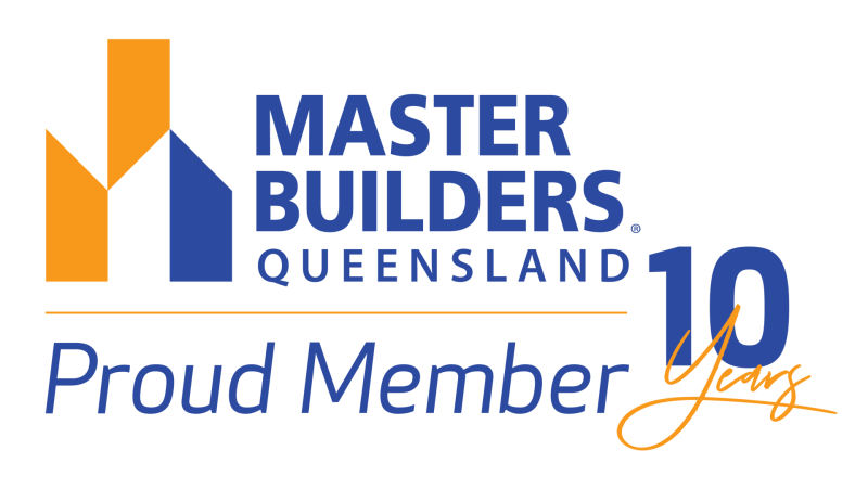Master Builders Queensland 10-year logo