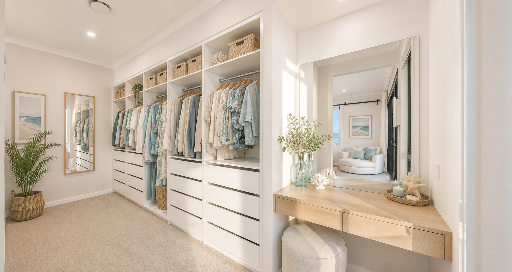Montego Hills House built by Bluewood Homes featuring coastal-inspired home design render